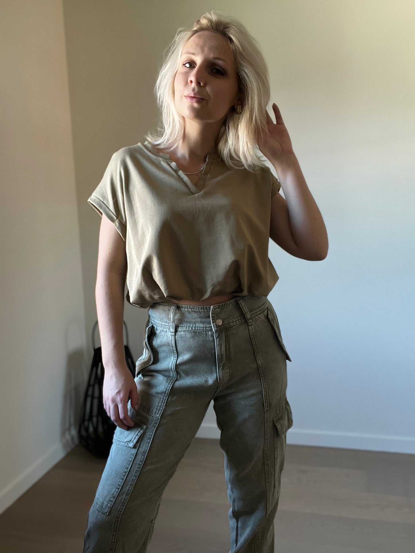 Poof T-shirt khaki