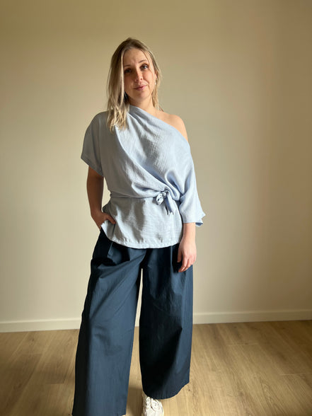 Balloon pants marine
