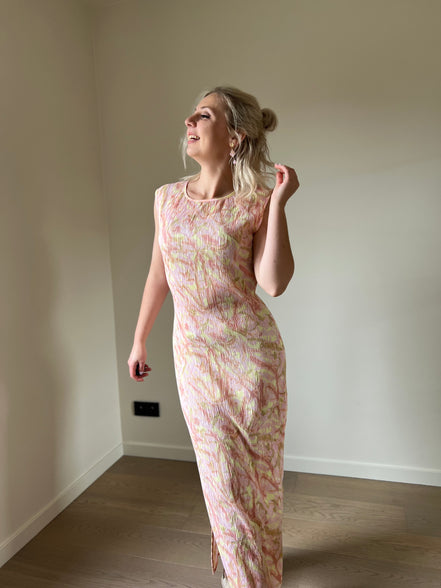 Emelie pleated dress