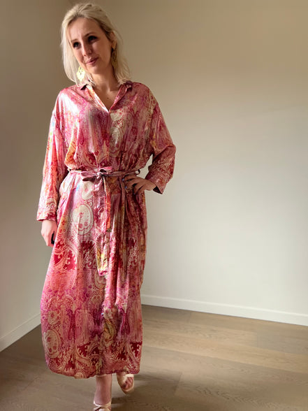 Lizy foil dress