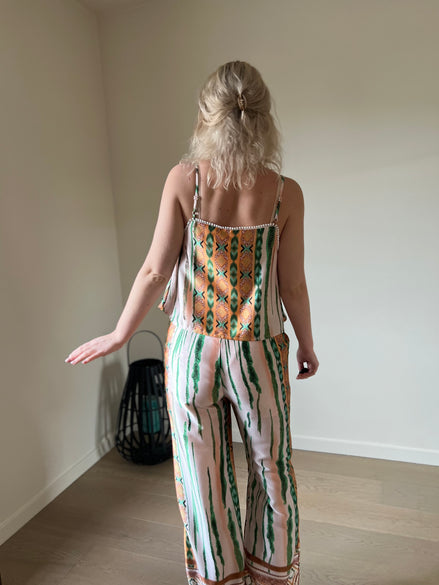 Boho top kaki