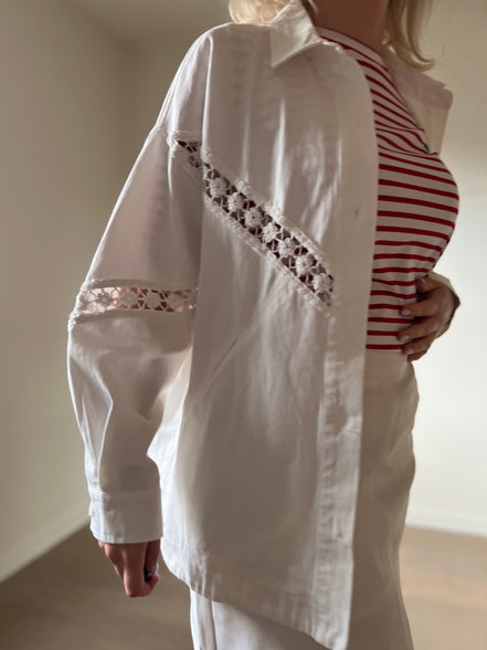 Crochet jacket white