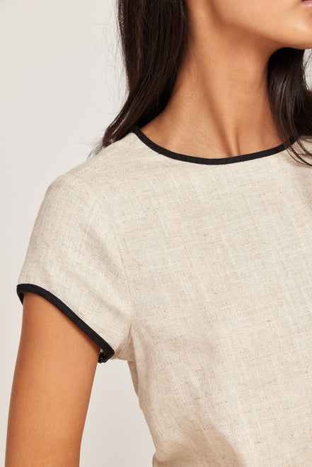 Amanda linen top