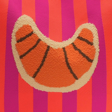 Croissant bag pink / orange