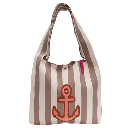 Anchor bag beige