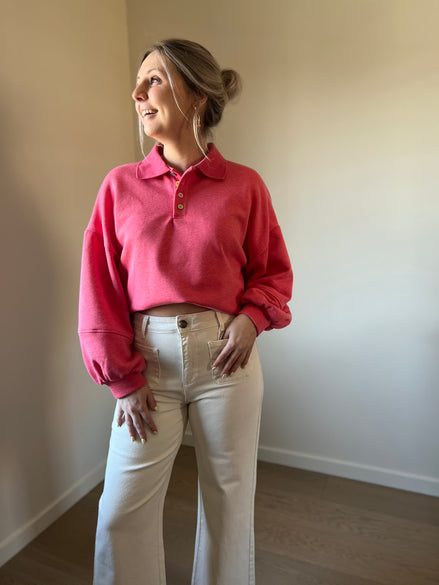 Polo sweater watermelon