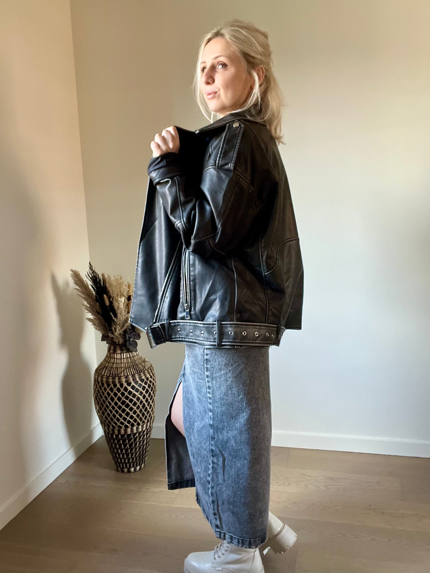 Vintage biker jacket