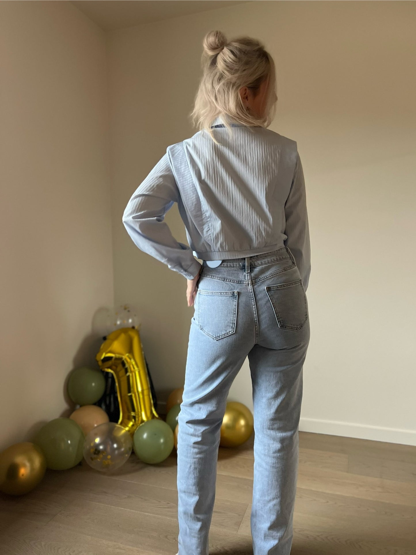 Straight jeans light blue