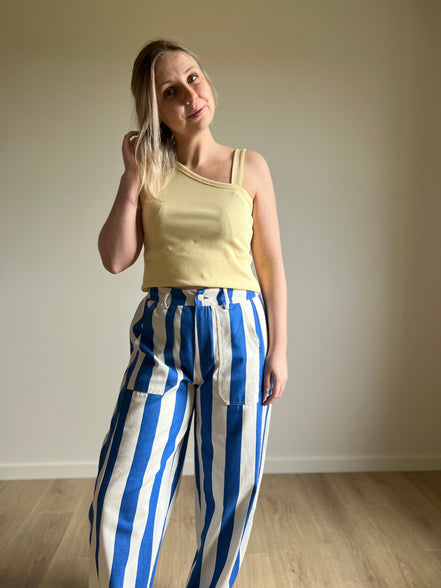 Off shoulder top yellow