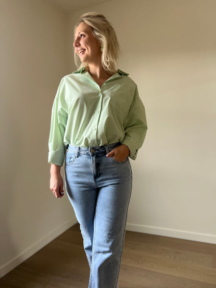 Pastel shirt green