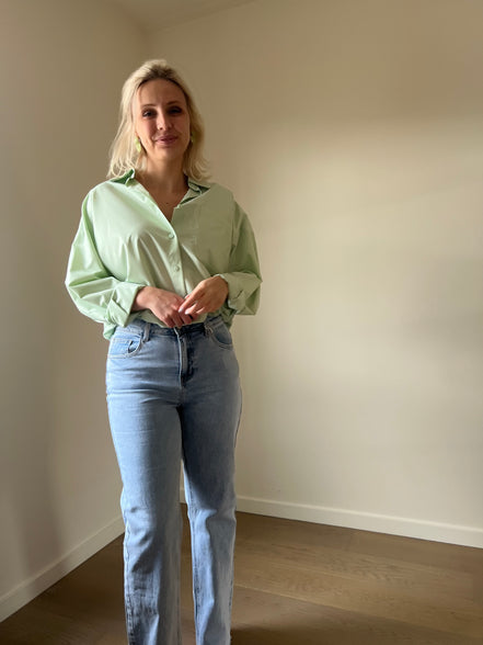 Pastel shirt green