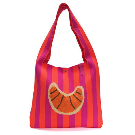 Croissant bag pink / orange