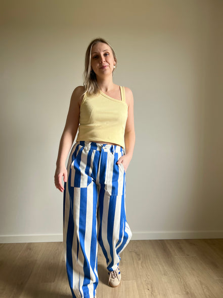 Off shoulder top yellow