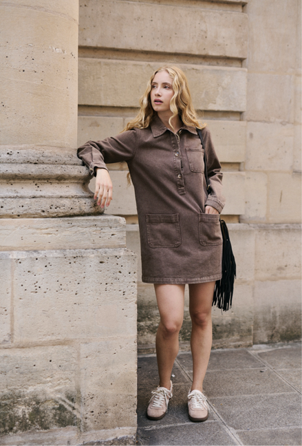 Tommy jeansdress brown