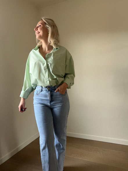 Pastel shirt green