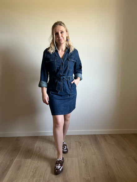 Denim dress brut