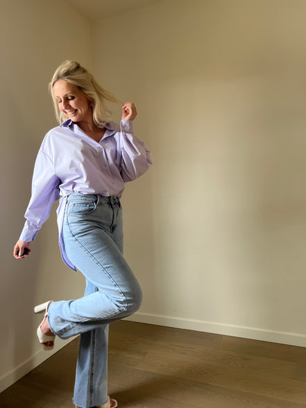Pastel shirt lilac