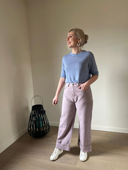 Caro pants violet