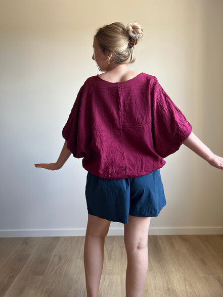 Drawstring Shorts – navy