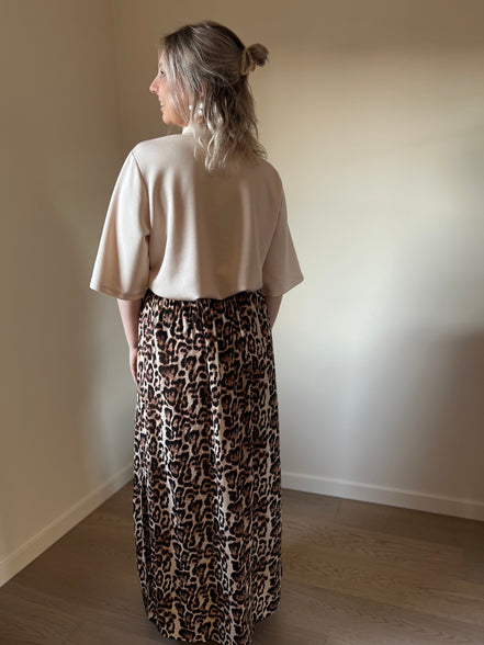 Amberkleurige rok met leo