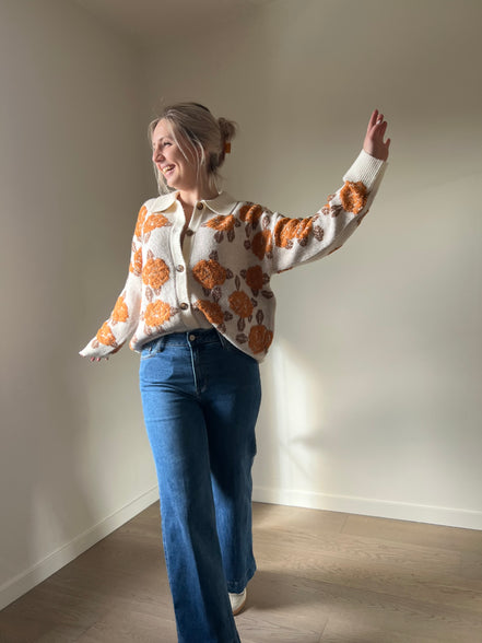 Windy cropped wijde jeans