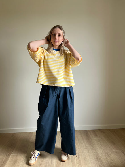 Balloon pants marine