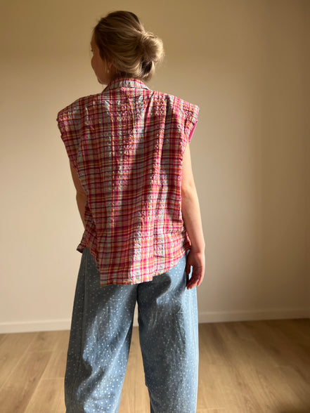 Candy Plaid Top