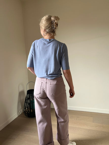 Caro pants violet