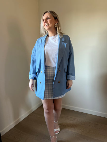 Blazer oversized blue