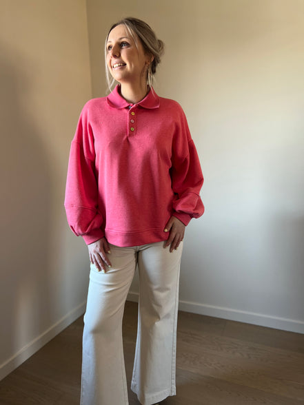 Polo sweater watermelon