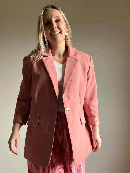 Blush Oversized Blazer