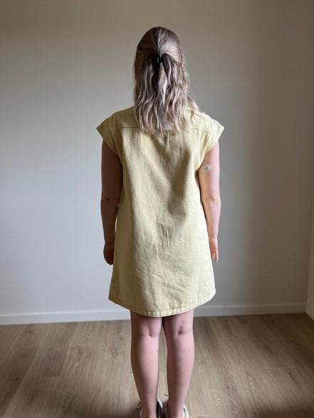 Lilly jeansdress yellow