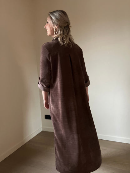 Emmy dress brown