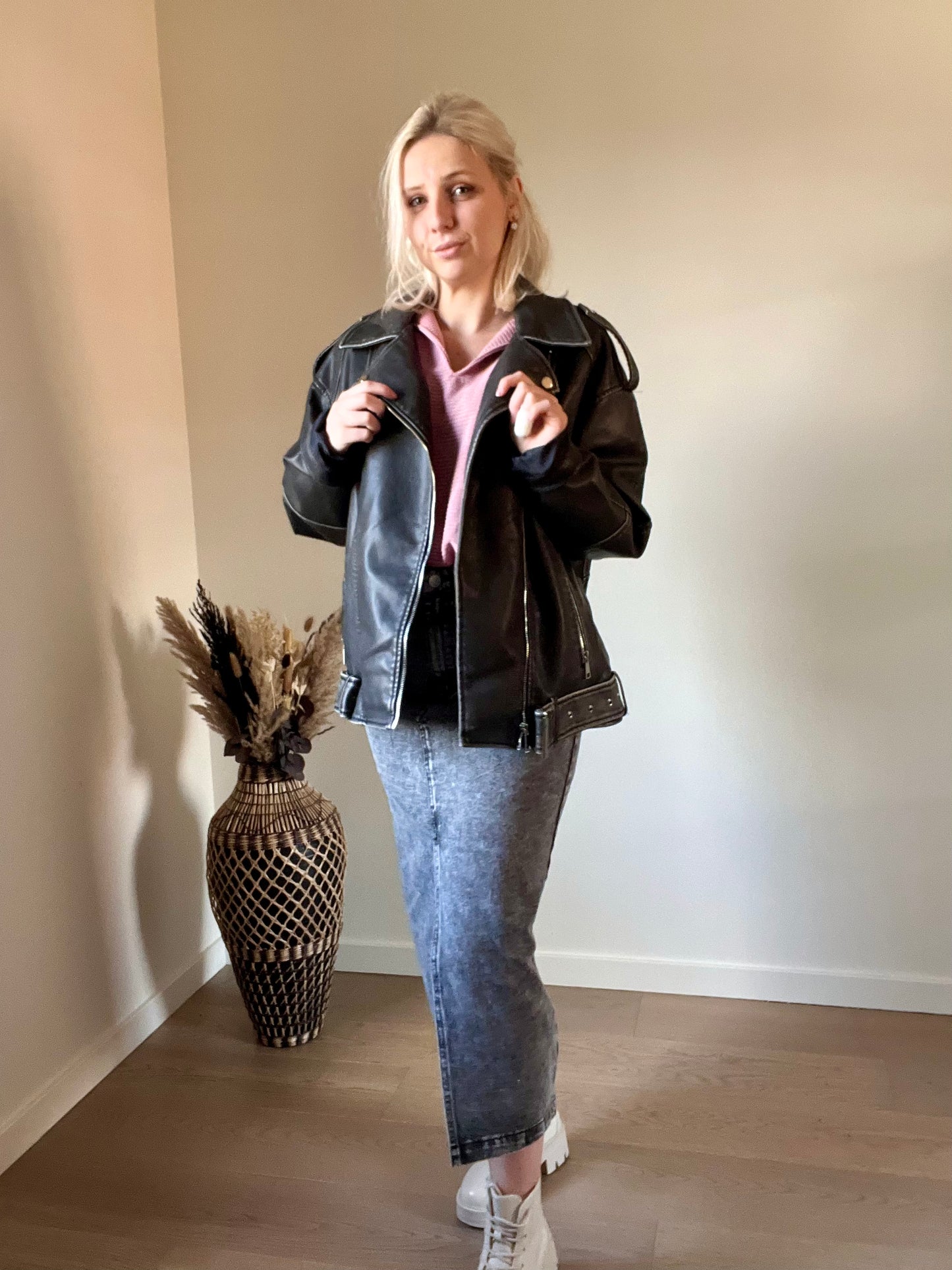 Vintage biker jacket