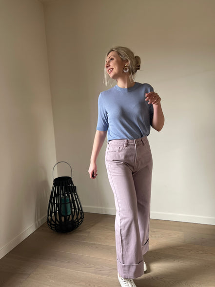 Caro pants violet