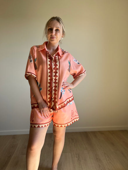 Paloma ensemble peach