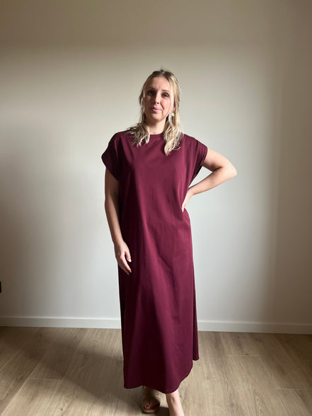 Anna dress burgundy