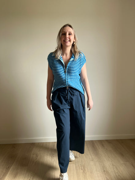 Balloon pants marine