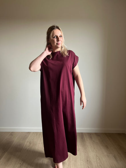 Anna dress burgundy