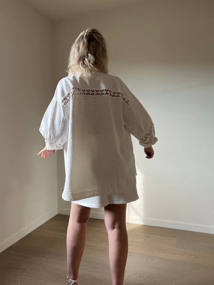 Crochet jacket white