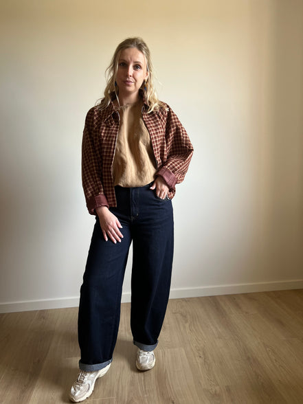 Camel striped shirt