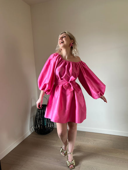 Nena dress fuchsia