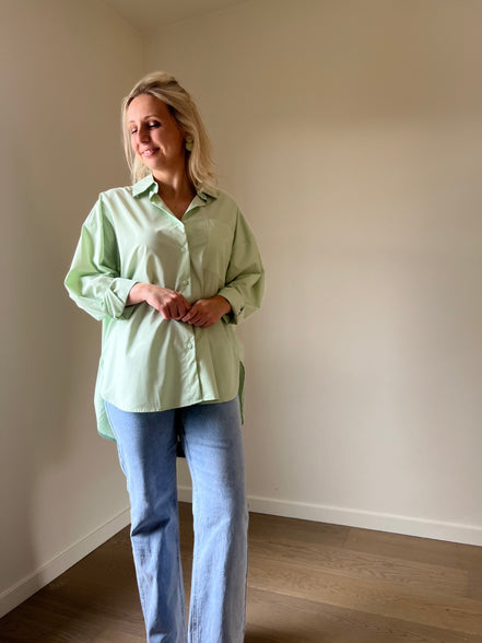 Pastel shirt green
