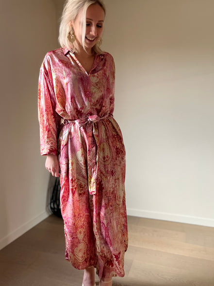 Lizy foil dress