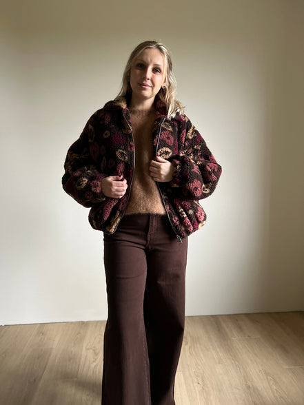 Kid mohair camel knit