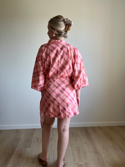 Rosie Wrap Dress pink