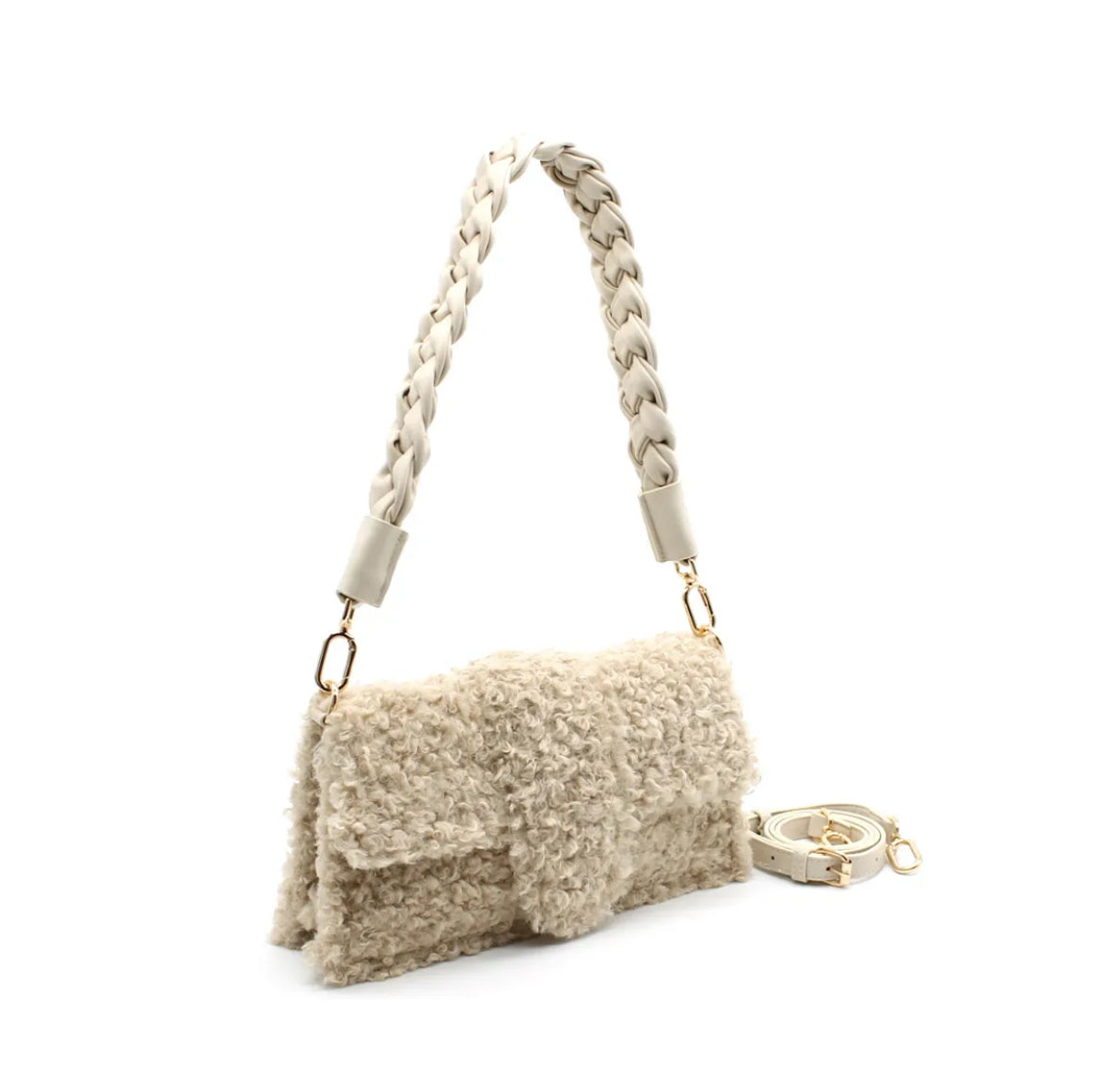 Teddy bag beige