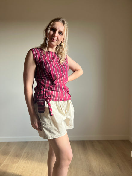Drawstring Shorts – Off White