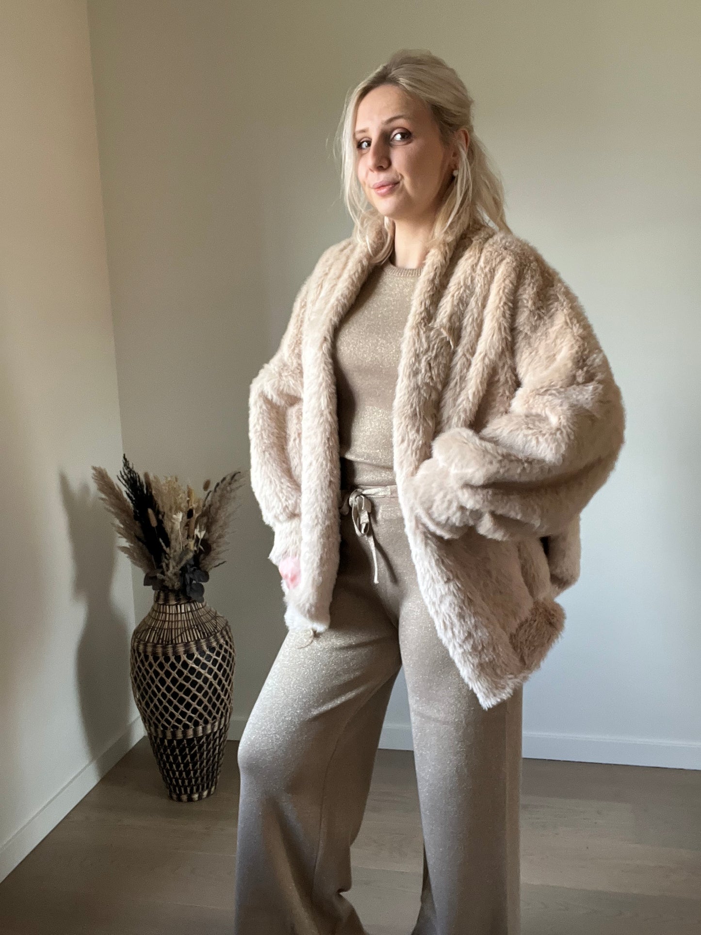 Furr jacket beige