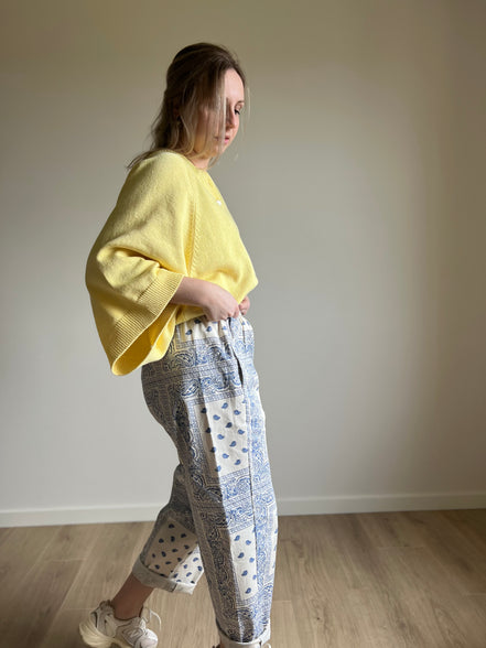 Soft knit sweater yellow
